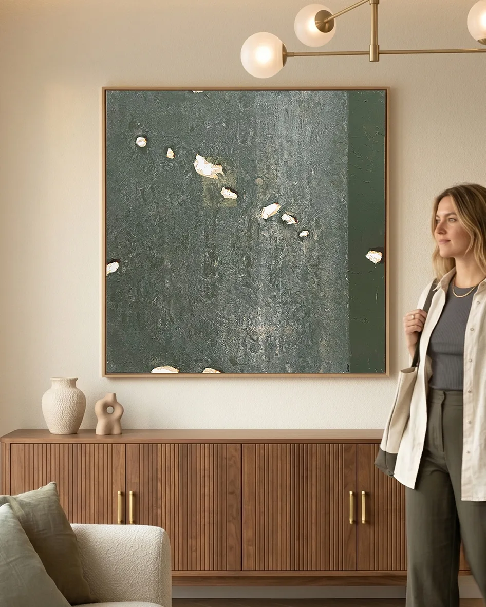 Cuadro de obra original Cuadros Sils en showroom - Valencia