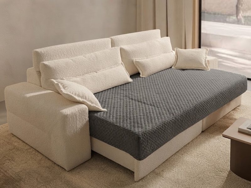 Sofá cama Acomodel para apartamentos turísticos y hoteles en Valencia